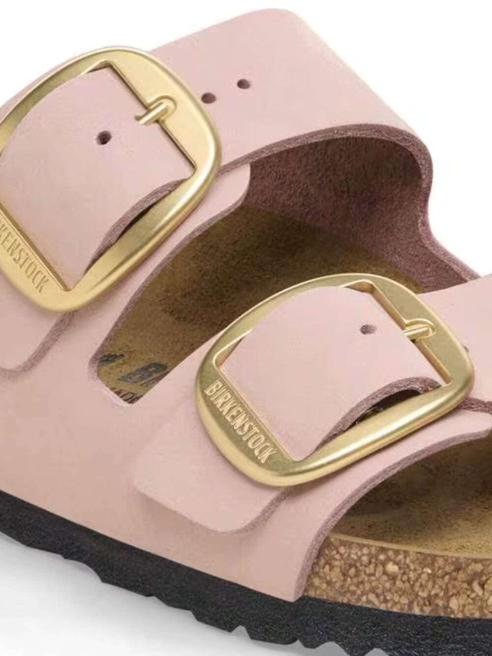 NEW Birkenstock Arizona BIG BUCKLE Slide Sandal Soft Pink 38 Womens 7 to 7.5 - Picture 4 of 4